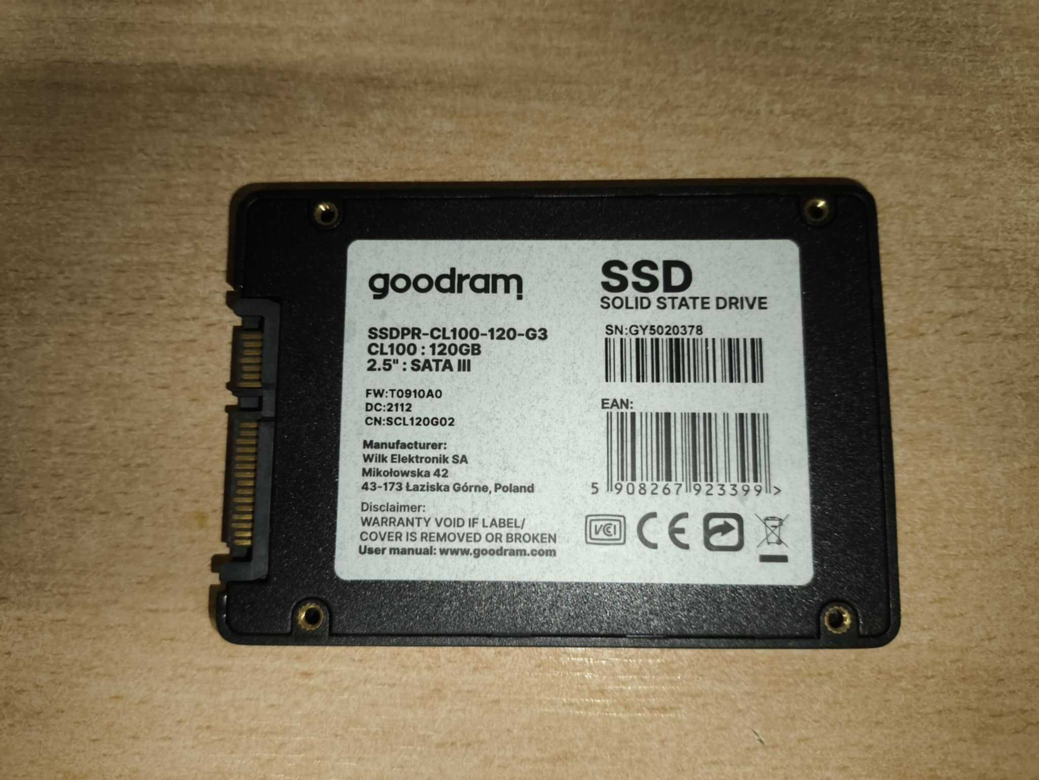 Dysk SSD GOODRAM CL100 120gb