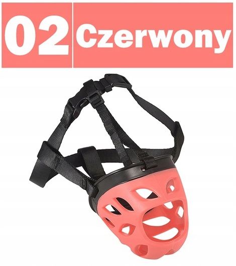 3 Kolory Gumowy Kaganiec Dla Psa Anty - Śmieci