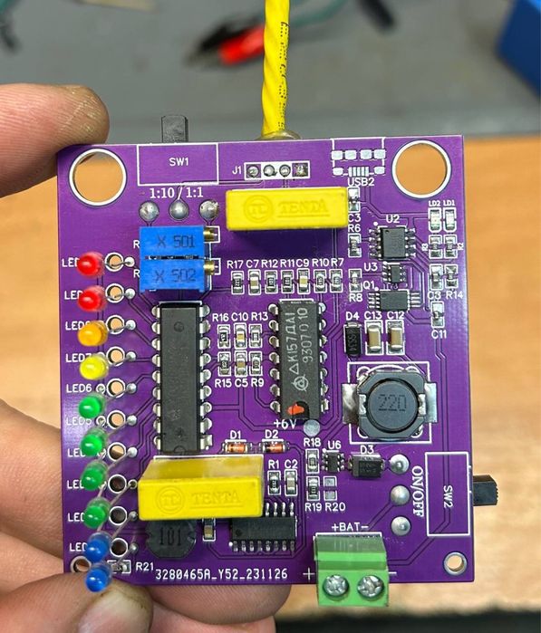 Плата прибору ESR Мастеркіт NM8032 SMD Li-ion у зборі