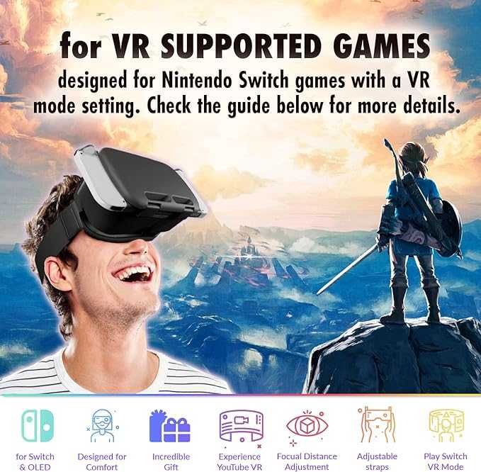 Gogle VR Orzly dla nintendo switch/ switch oled