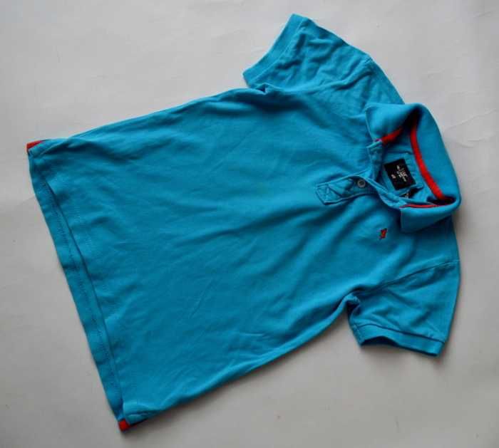 xlo H&M T-shirt Bluzka POLO 6-8lat 122-128cm PEREŁKA