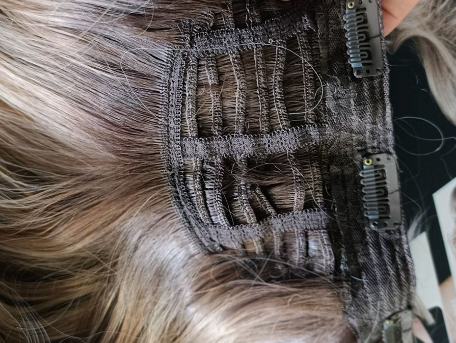 Włosy ombre Clip in długie