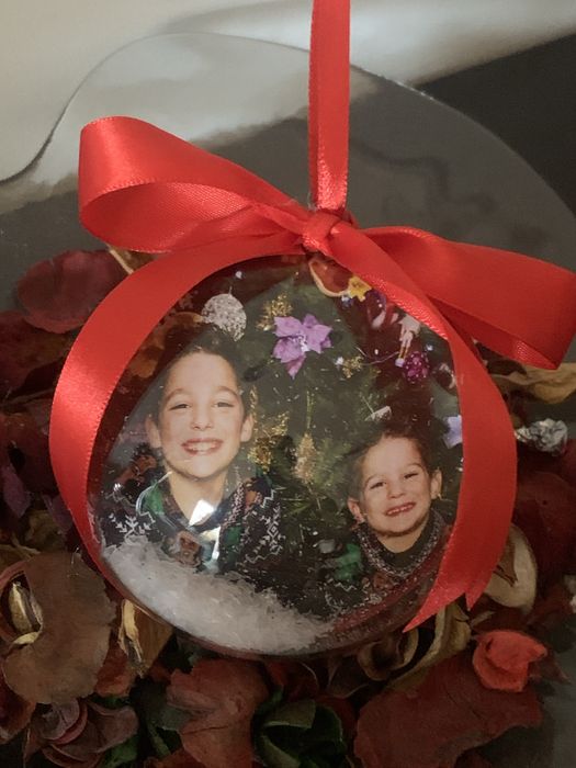 Bola Natal Acrilico Diametro 10 cm