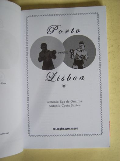 Porto Versus Lisboa de António Eça de Queiroz