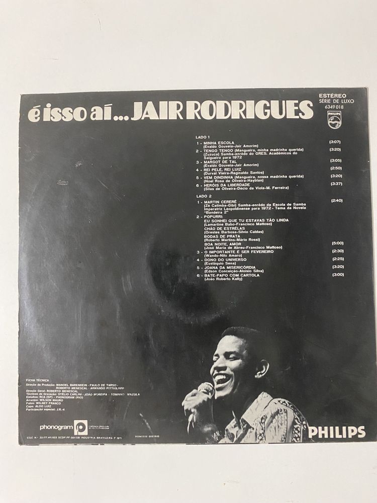 Disco de vinil Jair Rodrigues