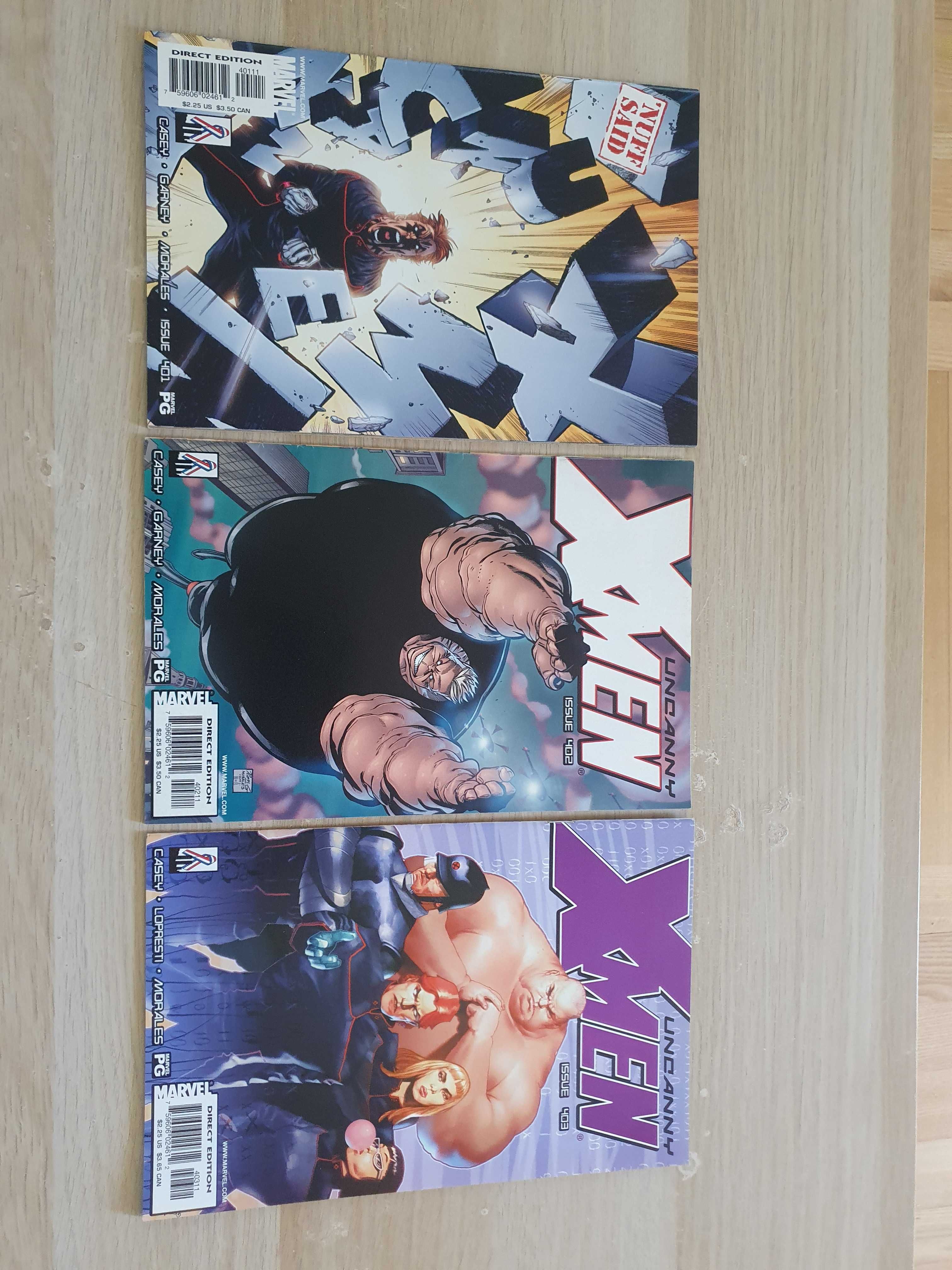 The Uncanny X-men vol 1: 395, 401-403, 407-411 (ZM128)