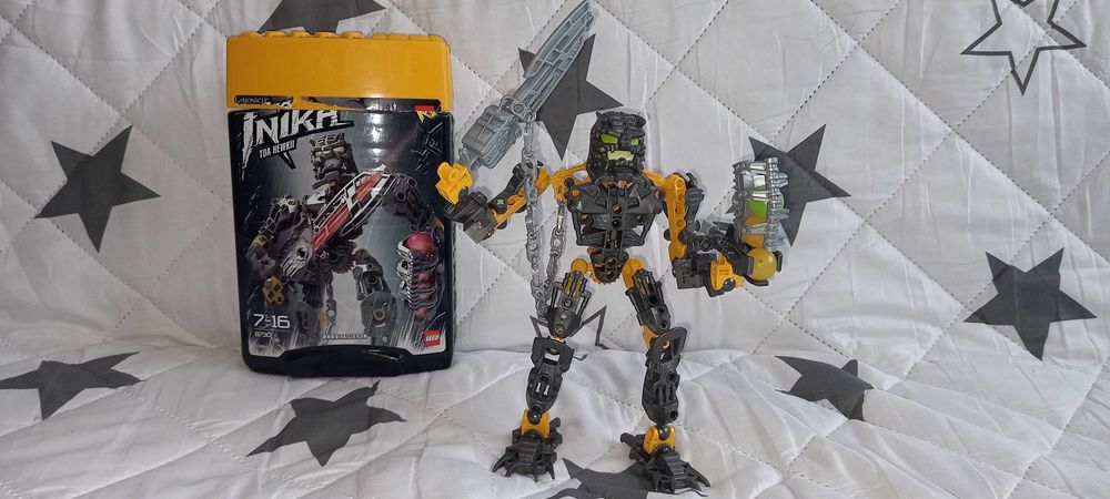 Bionicle 4 figurki (Toa Hewkii, Toa Hordika Nuju, Chirox, Toa Vakama)