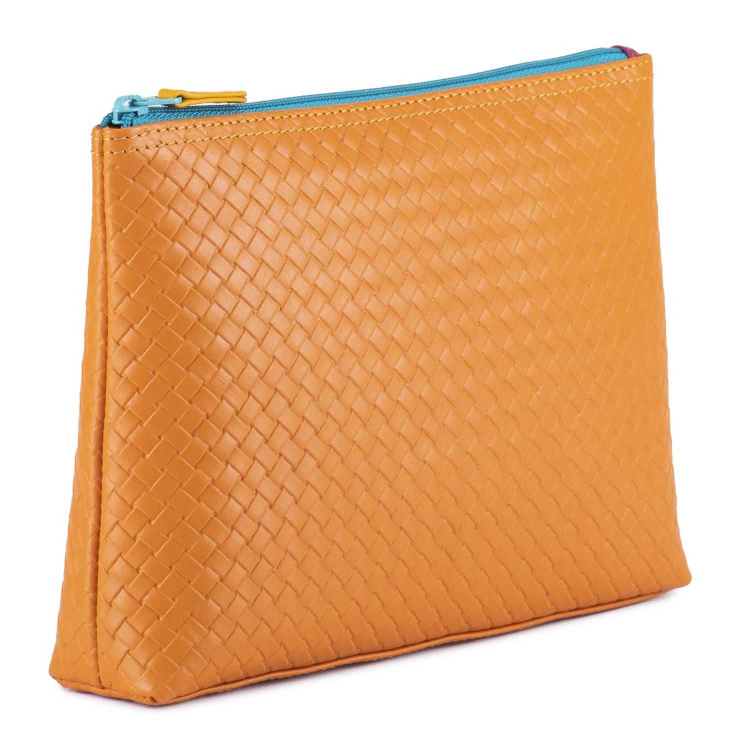 Necessaire de maquilhagem, em pele da MYWALIT, na cor Copacabana