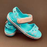 Crocs Bayaband Sandal Pool кроксы детские сандали размеры с С7 по J3