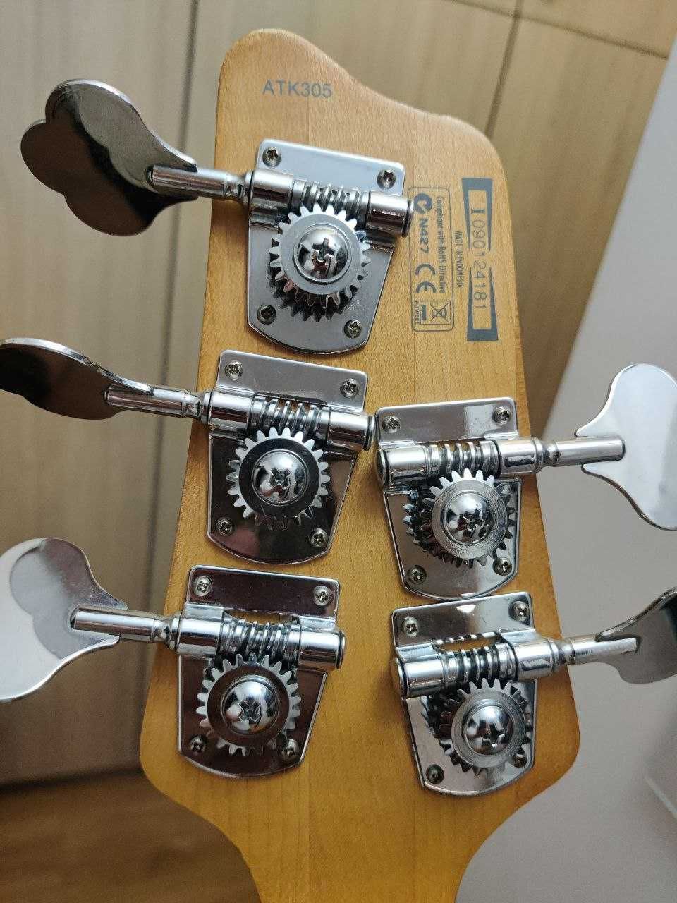 Gitara basowa aktywna Ibanez ATK 305 - bas pięciostrunowy - 5 strun