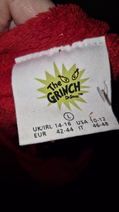Грінч піжама тепла розмір Л