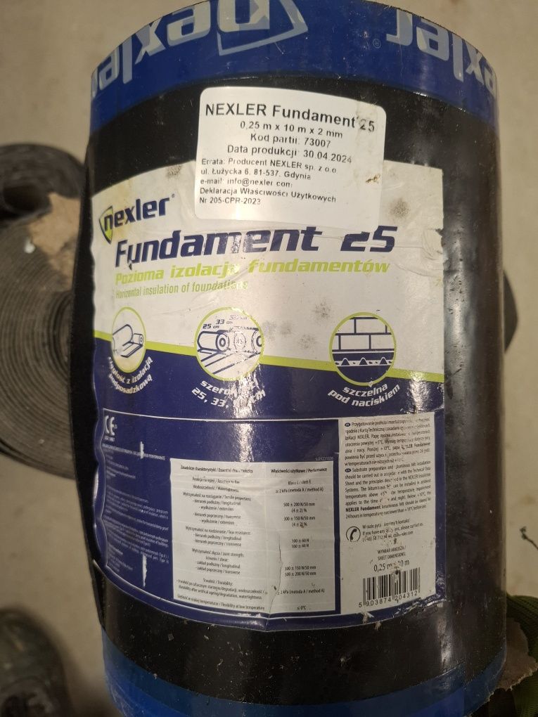 Papa fundamentowa Nexler 0.25x10mb