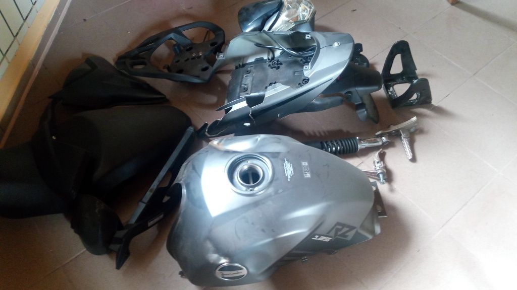 Junak Rz 125, Kiden, Romet  Zxt siodło , lampy , plastiki