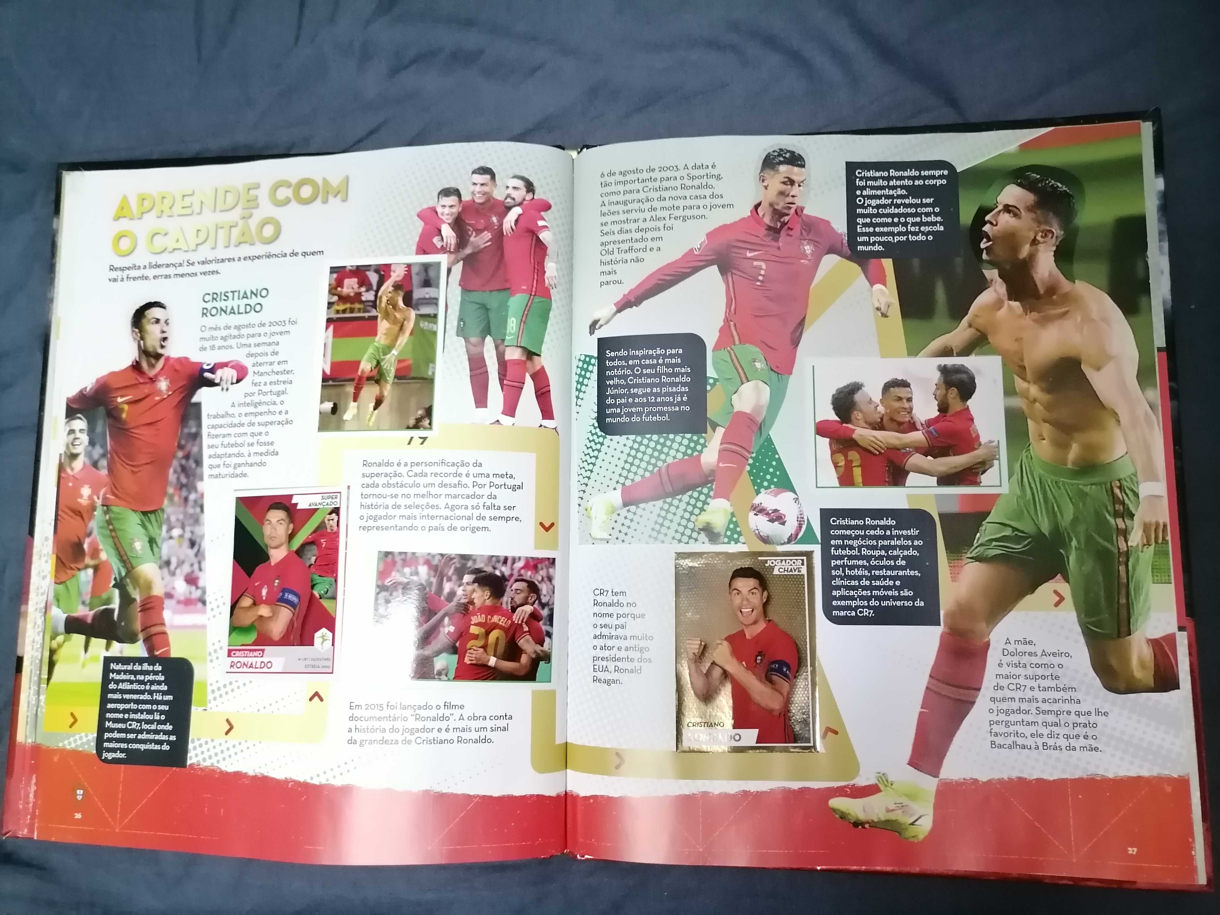 Caderneta Cromos Coleção Oficial Seleção FOME DE VENCER 2022 *Completa