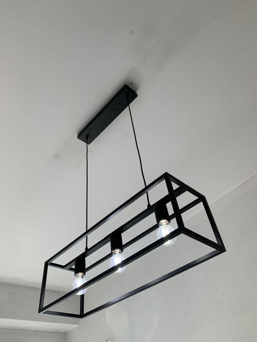 Candelabro PRETO 3 bocais