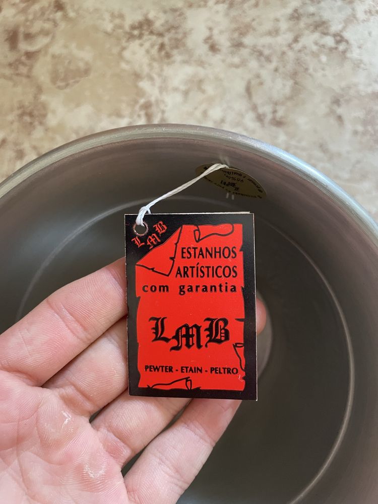 Balde do gelo estanho