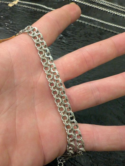 Łańcuszek srebrny 925 splot galibardi srebro srebrny łańcuch