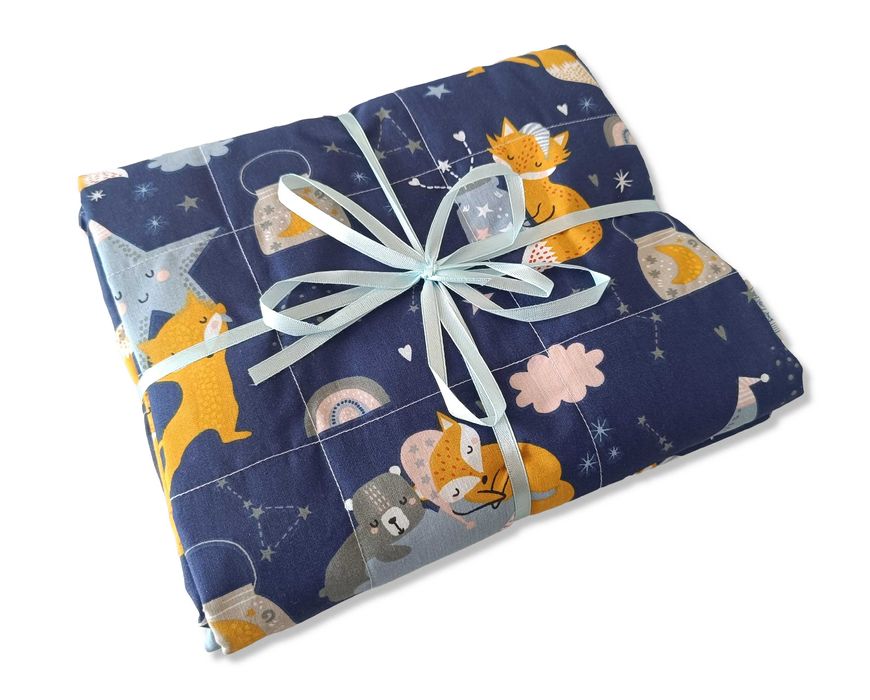 80x110 Kołdra obciążeniowa sensoryczna terapia SI dla dzieci WZORY