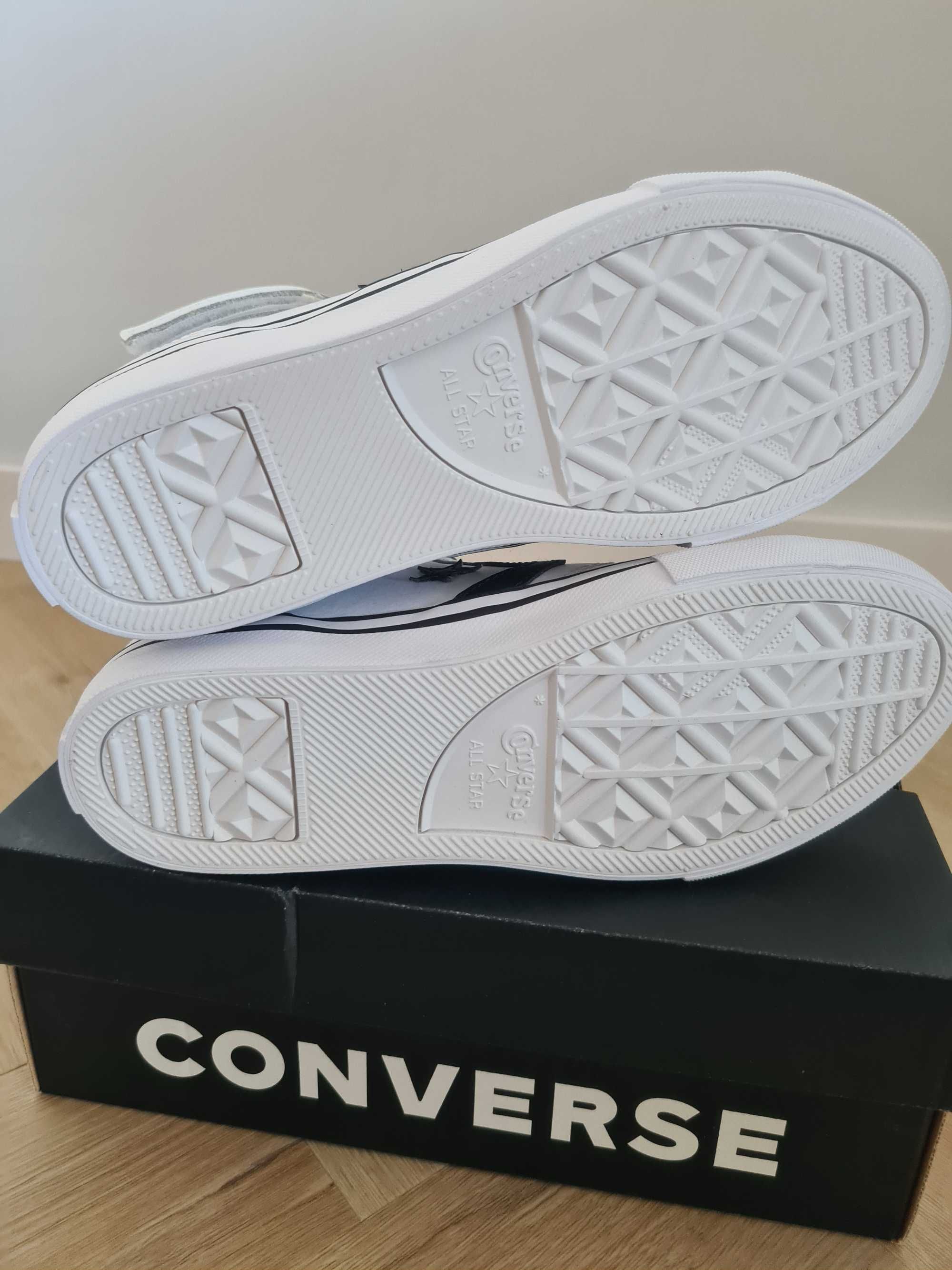 CONVERSE białe trampki dziecięce