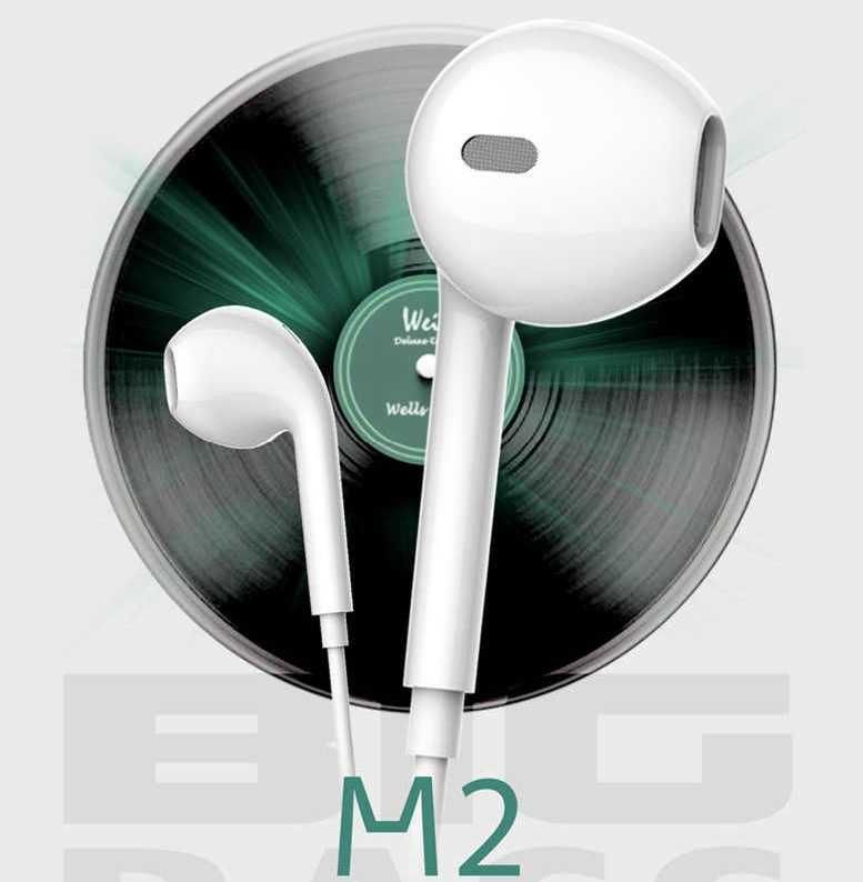 Headphones modelo M2+ com microfone (Novo)
