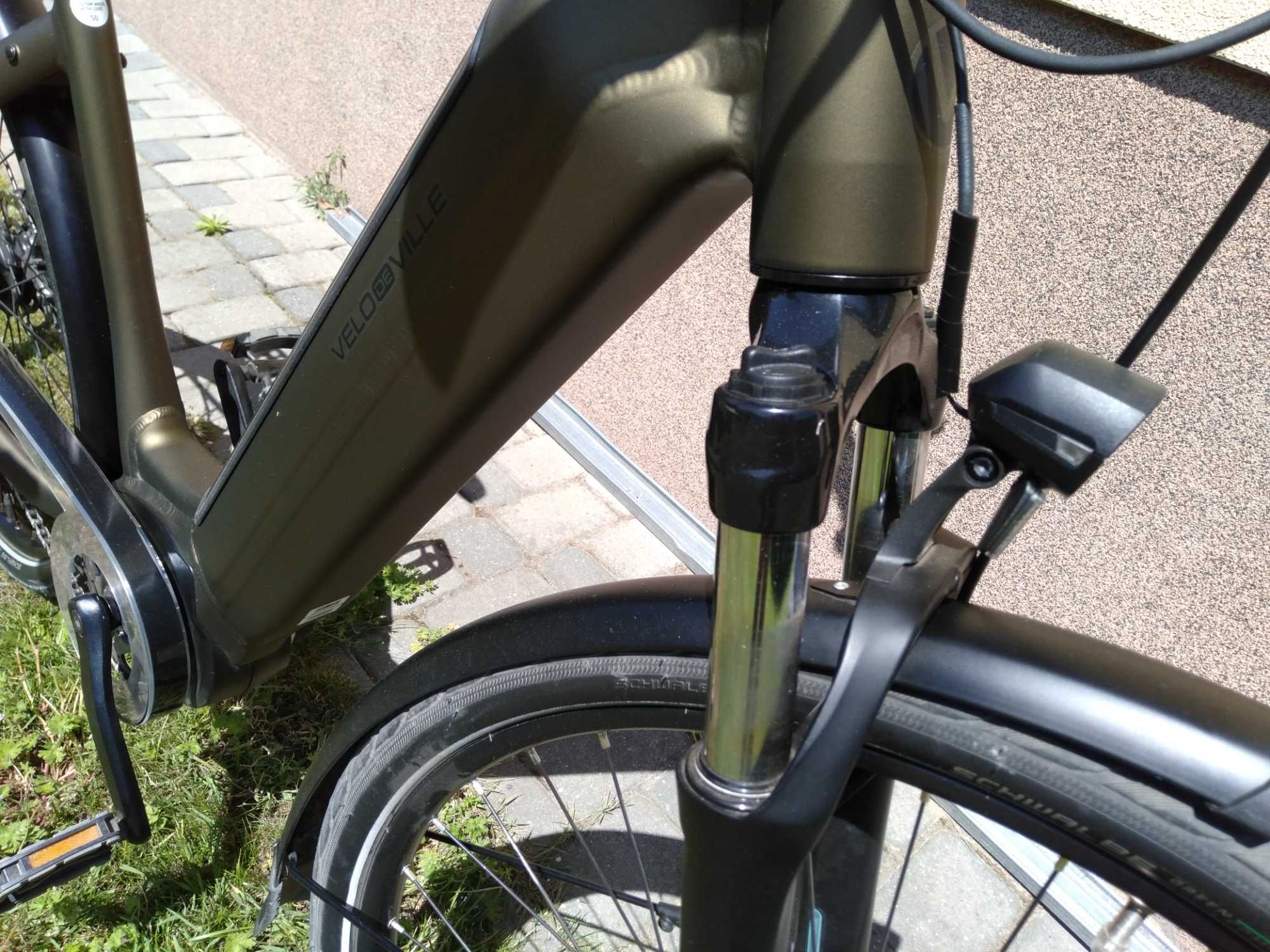 Rower elektryczny marki Velodeville, silnik Bosh