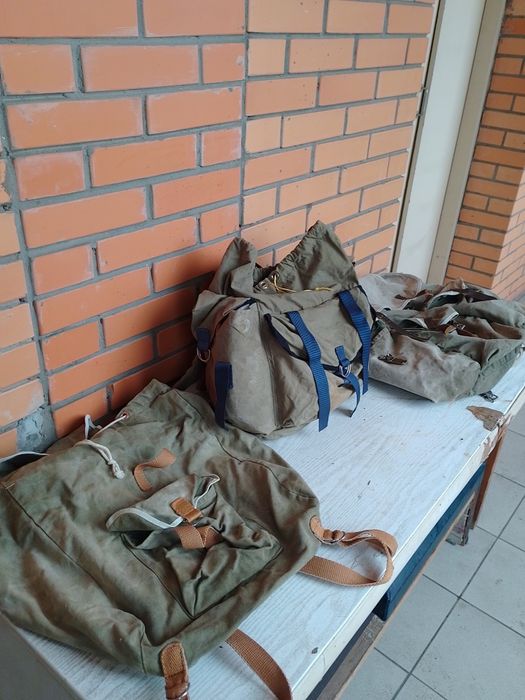 рюкзак туристический, вещмешок армейский брезентовый СССР