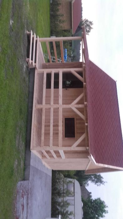domek drewniany 5x7
