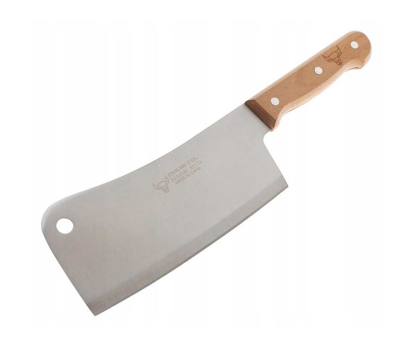 Tasak Stalowy Kuchenny Duży Solidny Nóż do Mięsa Kości XL 33cm