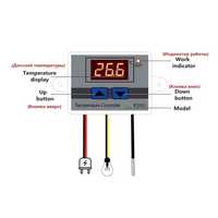 Cyfrowy Regulator Temperatury DC i AC Wyświetlacz LCD