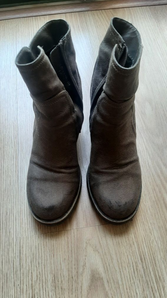 Botas Camurça taupe