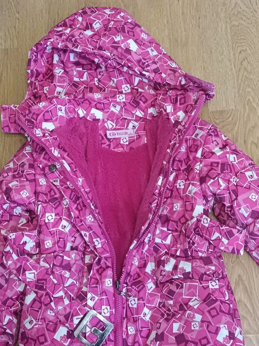 Куртка зимова для дівчинки зріст 98/104