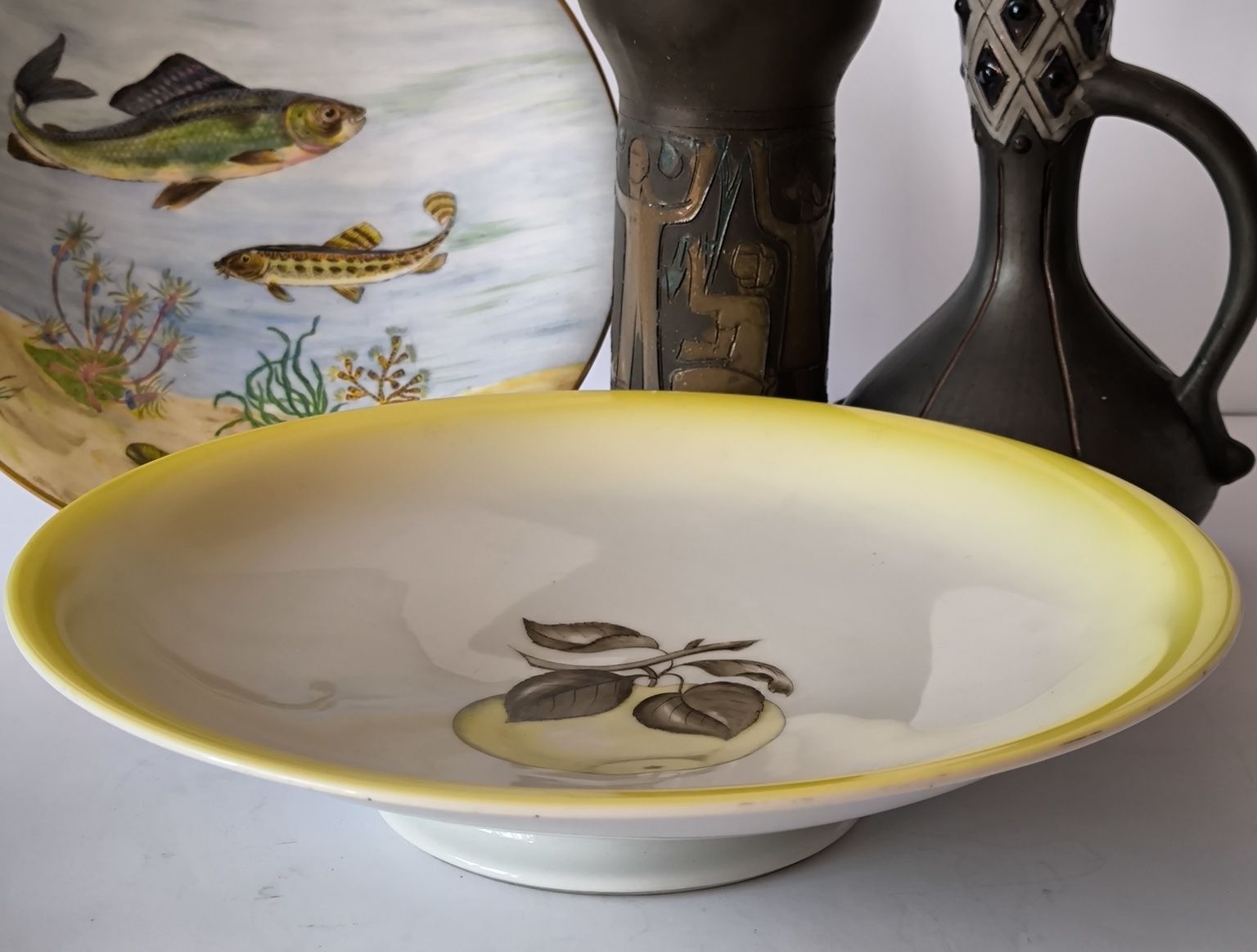 Patera na nóżce  pigwa Rosenthal piękna stara porcelana