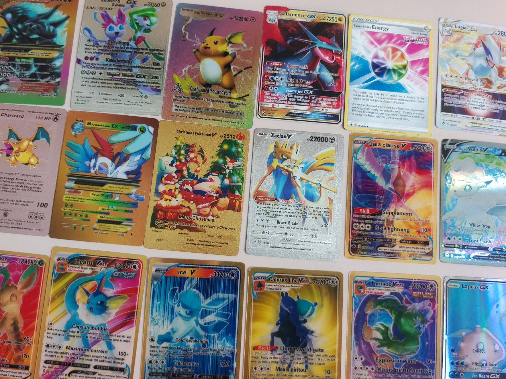 Mega zestaw karty Pokemon plus dodatki