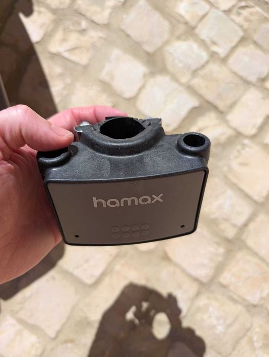 Porta Crianca Bicicleta Harmax Buddy cinzento-encarnado como novo