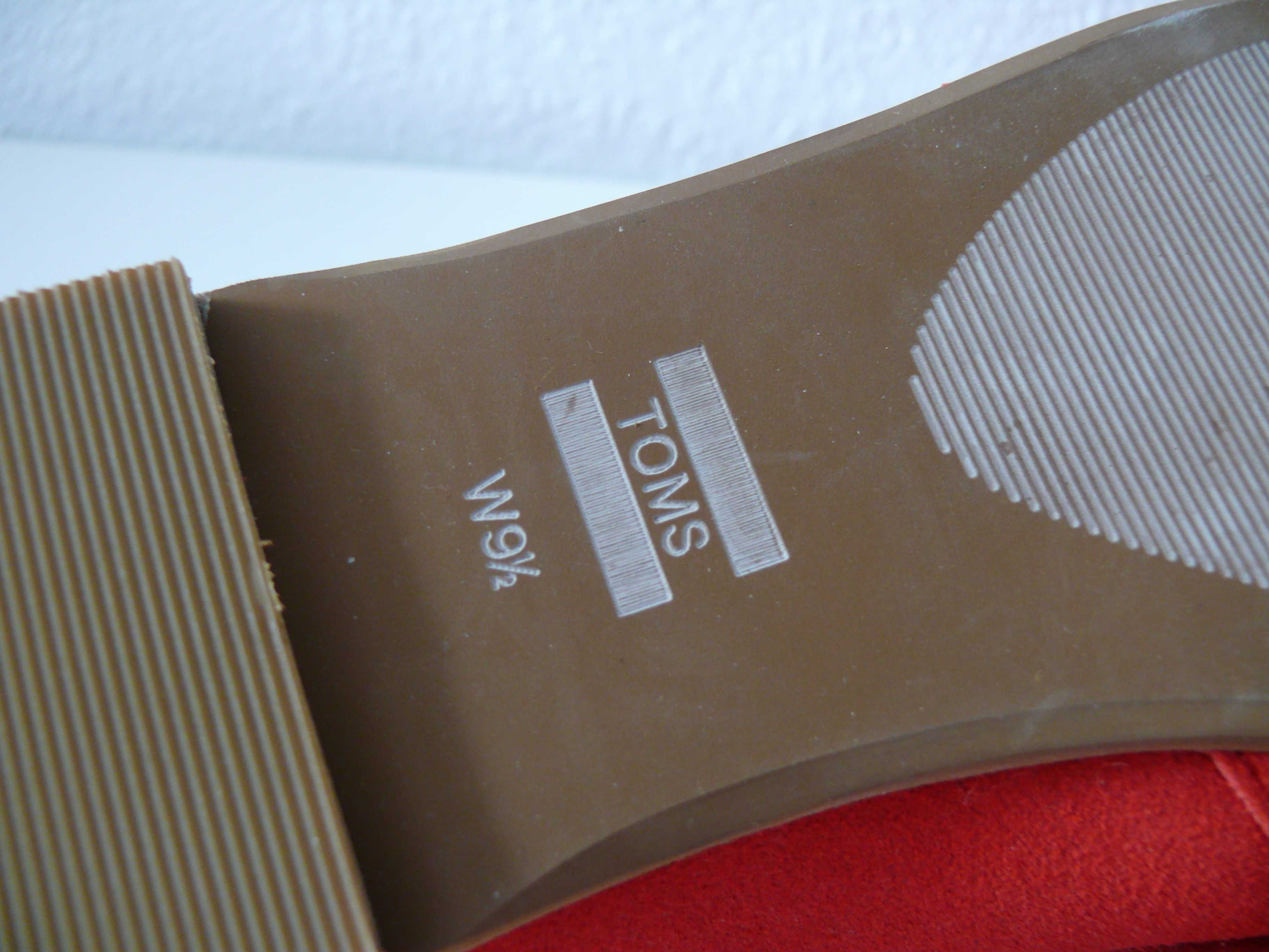 Nowe baleriny damskie "Toms" skóra 100%,roz.41