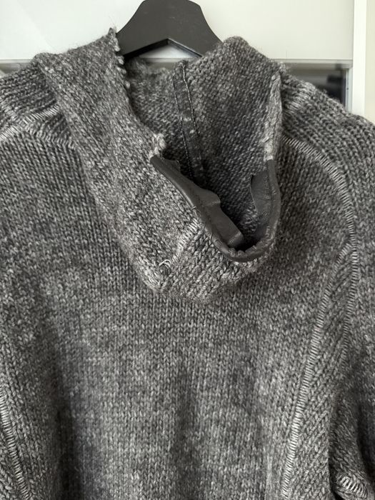 Nowy sweter ISAAC SELLAM’S jak Rick Owens