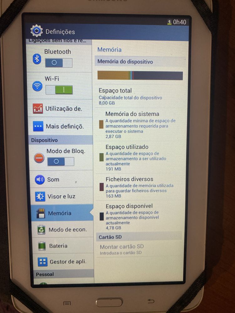 Tablet samsung Sm-t110