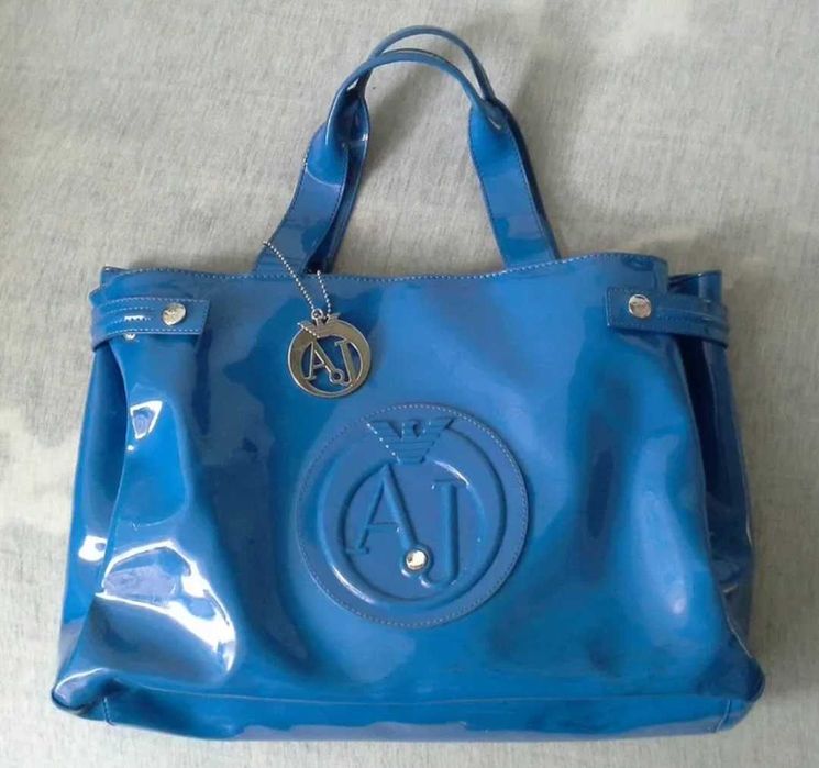 Torba Armani Jeans niebieska blue damska torba oryginalna okazja