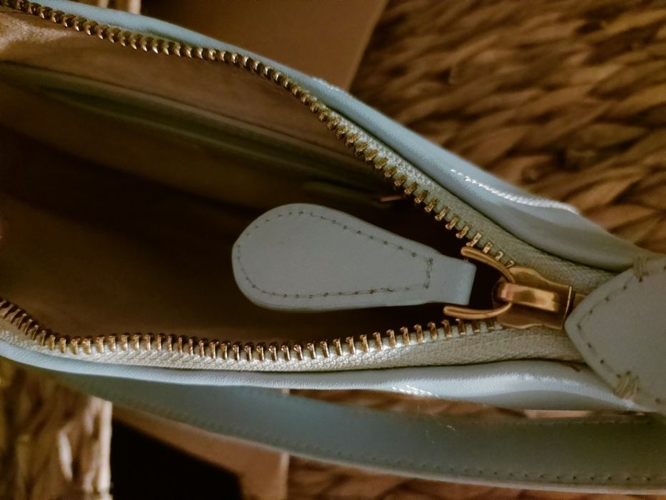 Niebieska torebka na ramię