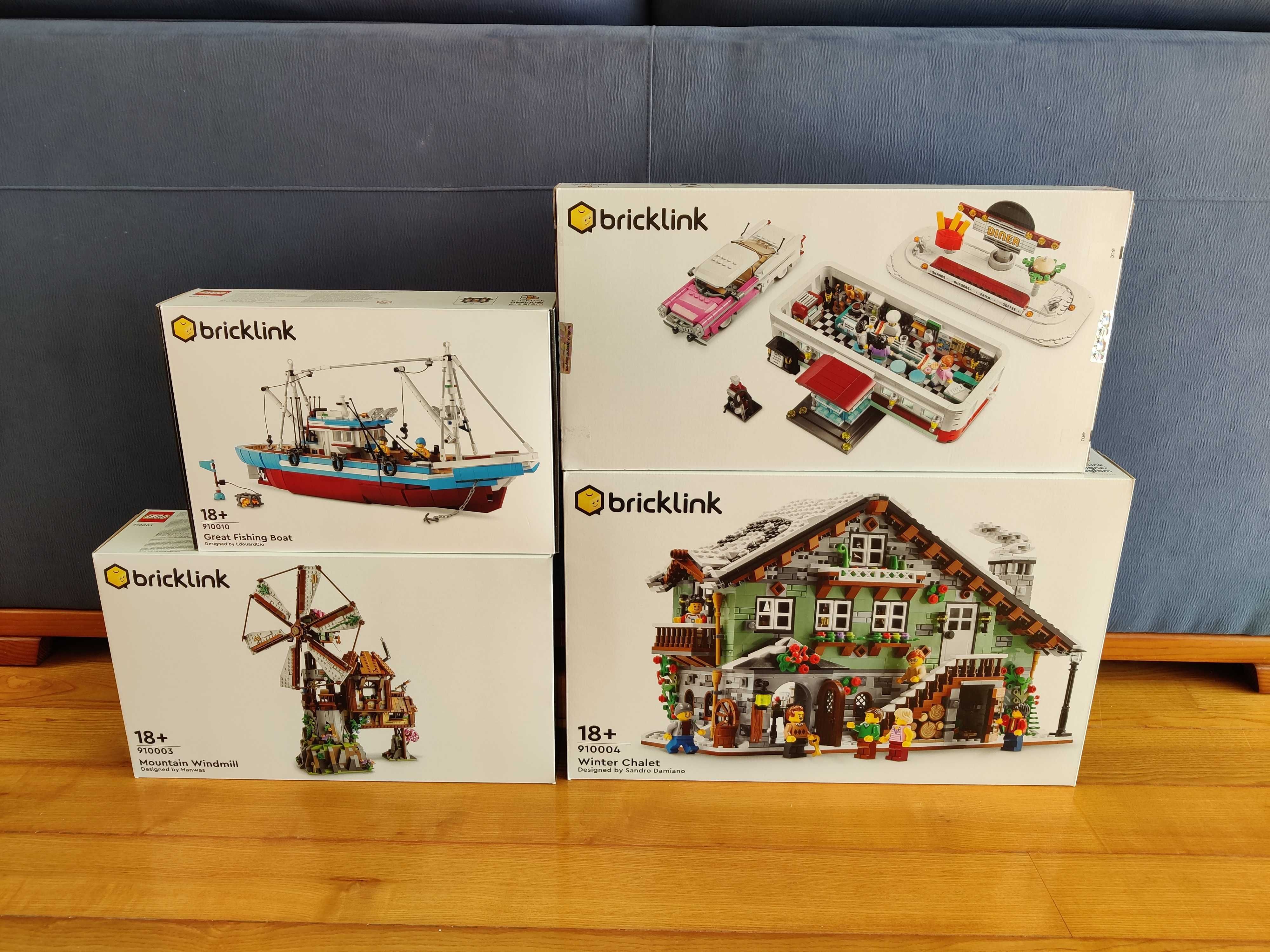 Lego Bricklink 910011, 910004, 910003, 910010