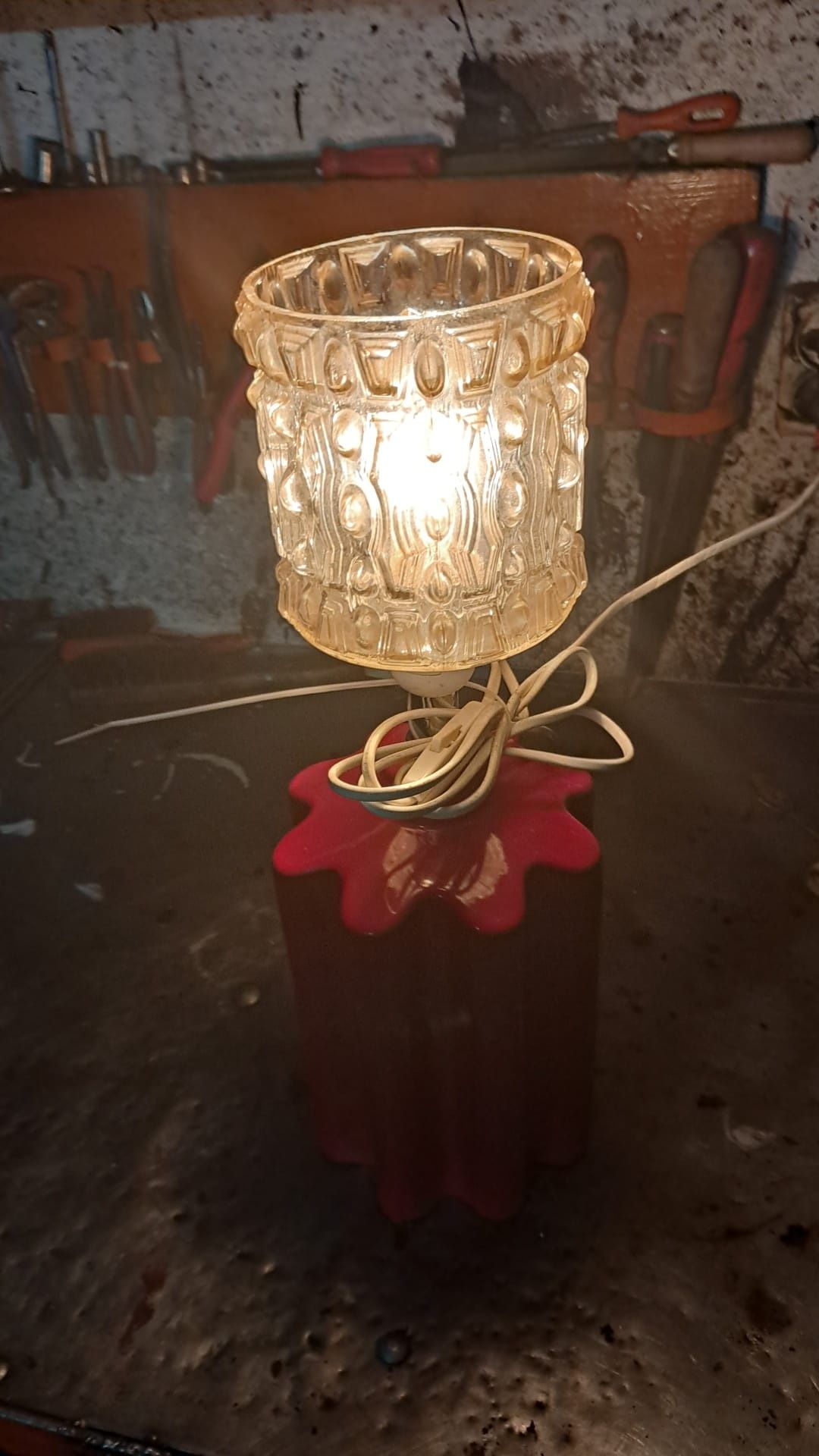 lampa sufitowa żyrandol prl