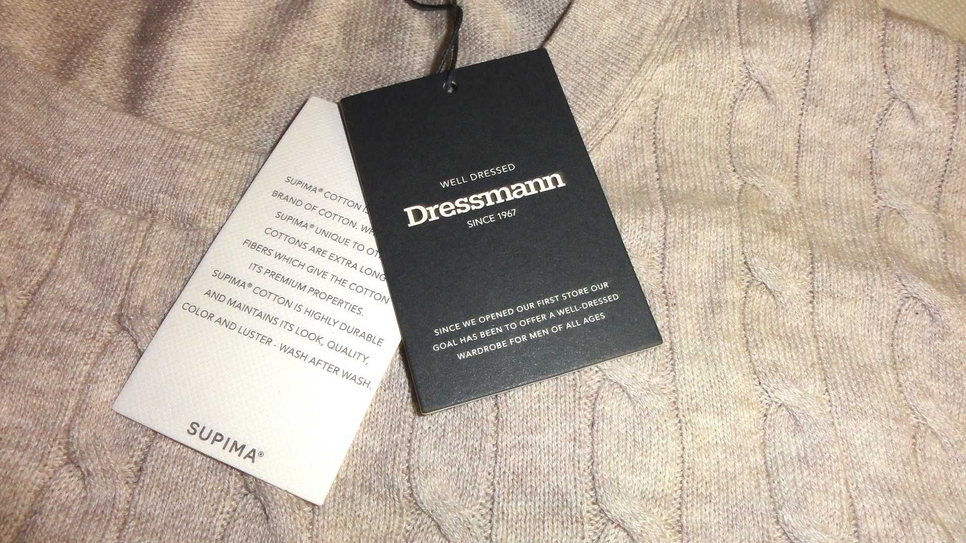 Dressmann  - Sklep 220zł - Nowy Męski Sweter - Rozmiar XXXXL - 4XL