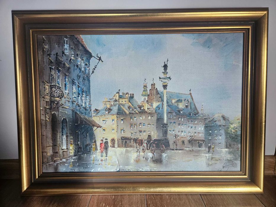 Obraz olejny Warszawa Starzyckiego