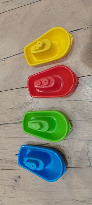 Набір іграшок для купання водний транспорт, кораблики 4 шт