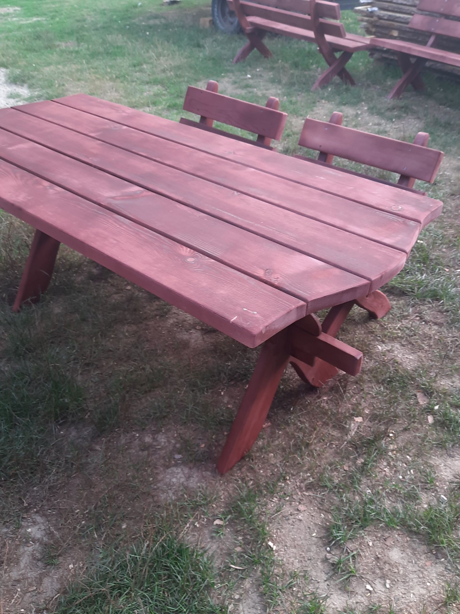Stół ławki ogrodowe