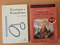 2 livros de Paul Zumthor: Escritura e Nomadismo; Babel ou Inacabamento