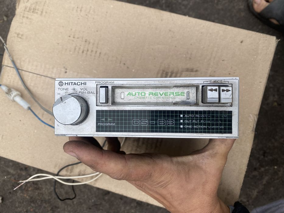 Автомагнитола hitachi рабочая