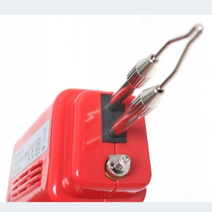 Lutownica transformatorowa 100W dioda led pistolet + zestaw Kraft&Dele