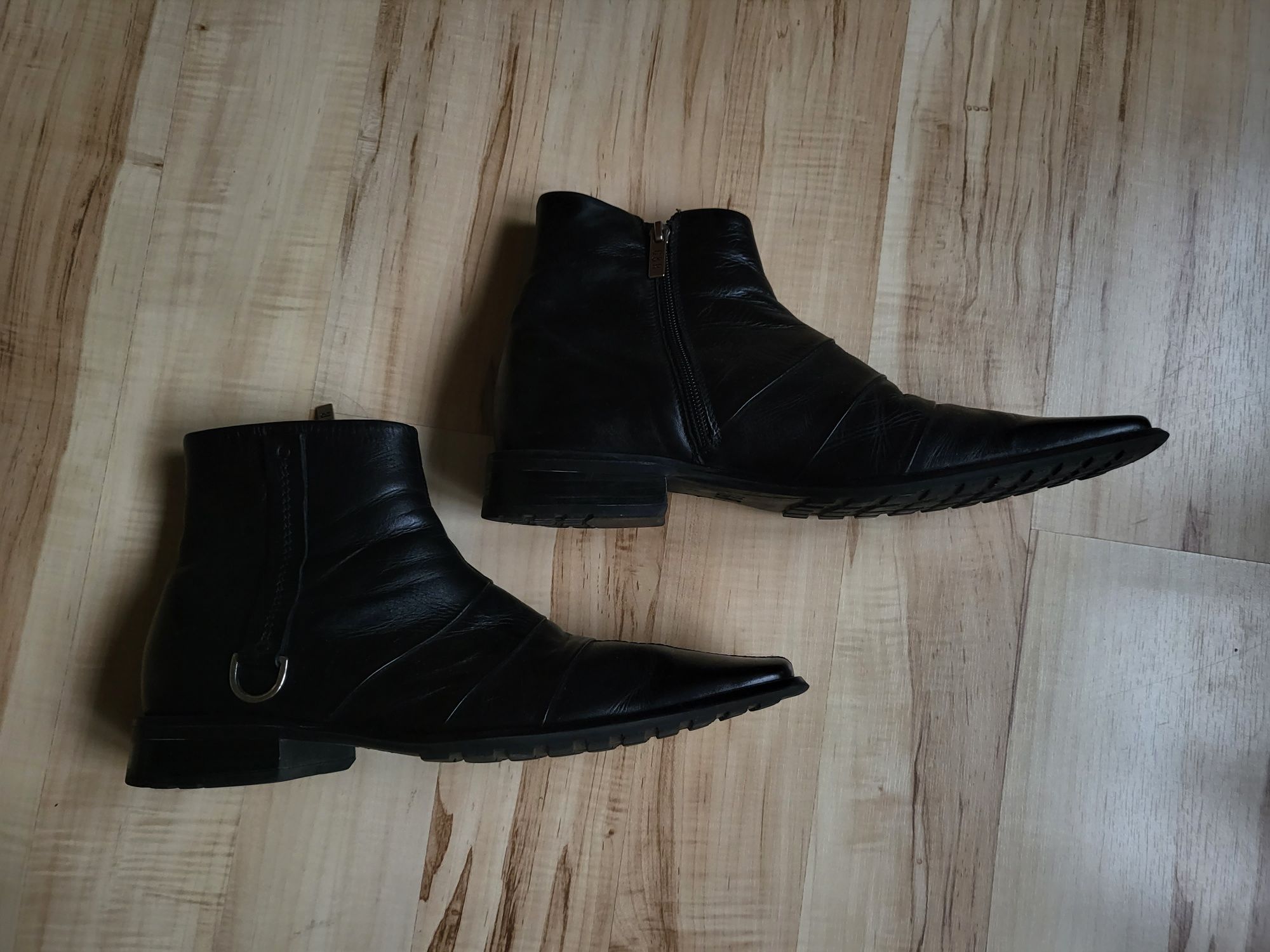 G&R piękne sztyblety Buty 100% skóra  41 Armani style nowe