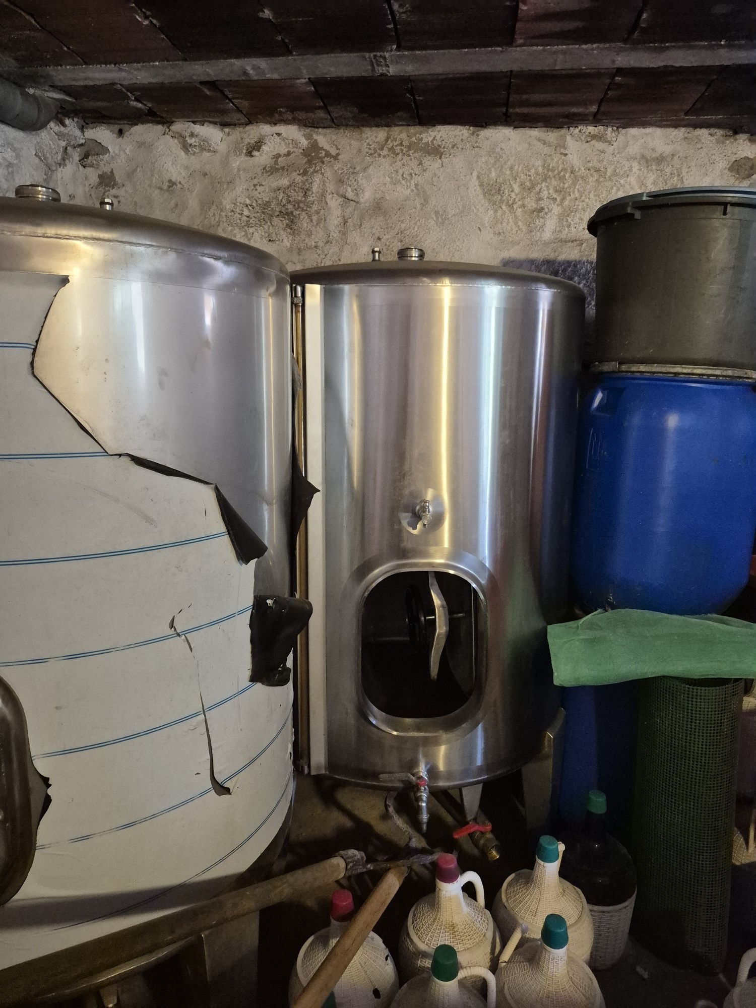 Duas Pipas 550L Inox